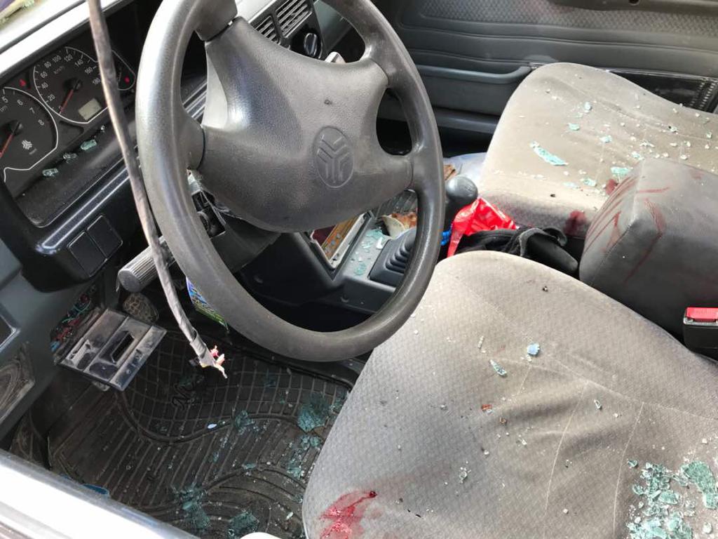 Rockets hit near Afrin Hospital in Syrian Kurdistan (Rojava), Feb. 13, 2018. (Photo: Kurdistan 24)